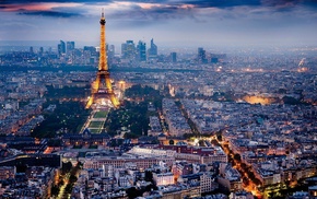Paris, Eiffel Tower, panoramas