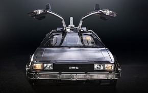 supercars, Back to the Future, time travel, DeLorean
