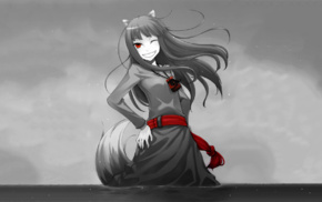 Spice and Wolf, anime, anime girls, Holo