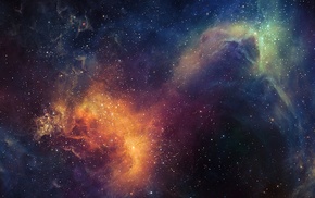 nebula, space, TylerCreatesWorlds, colorful