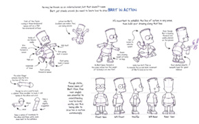 The Simpsons, drawing, Bart Simpson