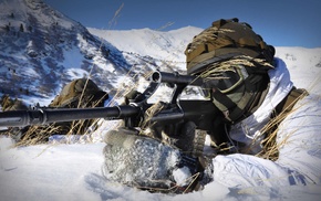 military, soldier, mountain, snow, Austrian Armed Forces