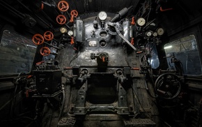 train, vehicle interiors, steam locomotive, photography