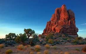 rock, landscape, nature