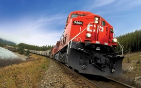 freight train, diesel locomotives