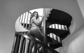 girl, ass, model, ladders, bikini, Tianna Gregory