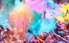 people, colorful, photography, powder