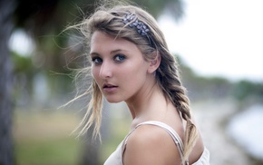 girl, model, face