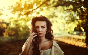 portrait, girl outdoors, girl