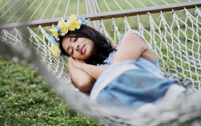 girl, Asian, model