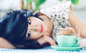 Asian, girl, model