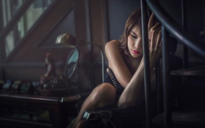 girl, Asian, model
