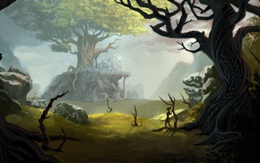 forest, fantasy art