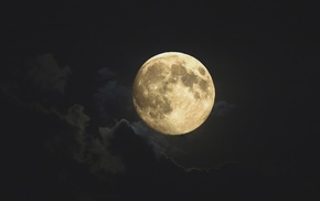 night, moon