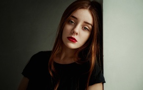 girl, face, model