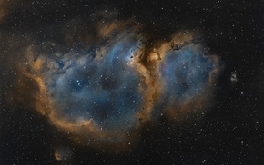 nebula, space, galaxy, Cassiopeia