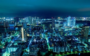 Japan, city lights