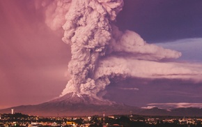 photography, volcano, volcanic eruption, nature, colorful