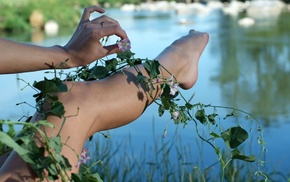 legs, girl outdoors