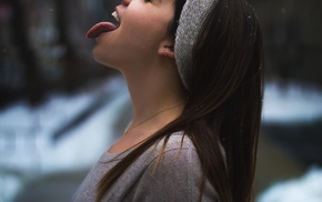 girl, tongues