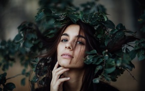 portrait, model, girl, face