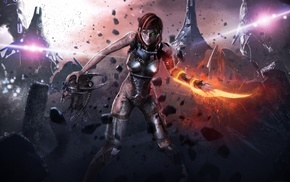 video games, artwork, Mass Effect