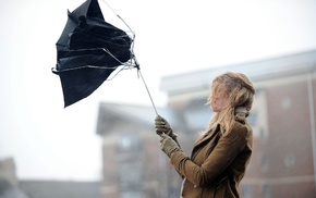 umbrella, model, girl