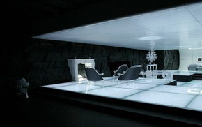 interior design, futuristic