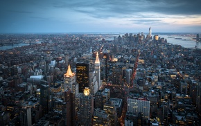 Manhattan, New York City, city, skyscraper