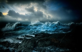 sea, landscape