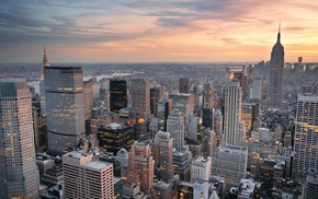 urban, building, New York City, Empire State Building, city