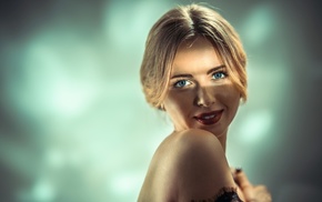 portrait, girl, model