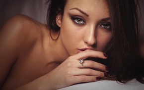portrait, face, girl