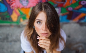 model, girl, face