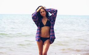 model, girl outdoors