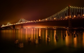 bridge, urban, Bay Bridge, San Francisco