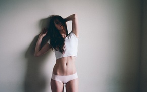 walls, underwear, Danielle Boker, T, shirt, girl
