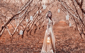 girl, model, girl outdoors