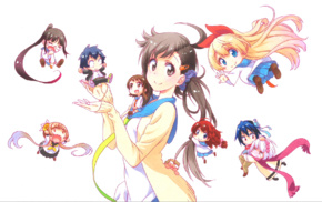 Paula Mccoy, Tachibana Marika, school uniform, Onodera Haru, Ichijou Raku, Kirisaki Chitoge