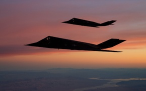 strategic bomber, F, 117 Nighthawk, military aircraft, US Air Force, aircraft