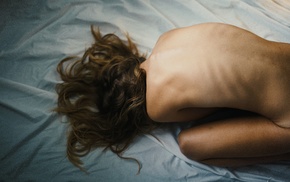 brunette, model, girl