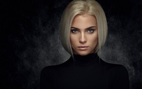 face, portrait, blonde