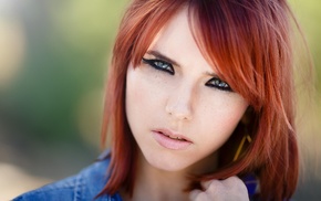 girl, redhead