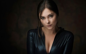 cleavage, model, portrait, girl