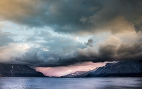 clouds, landscape