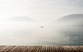 lake, nature, landscape