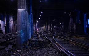 tunnel, railway, subway