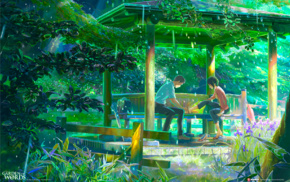 Makoto Shinkai, rain, The Garden of Words