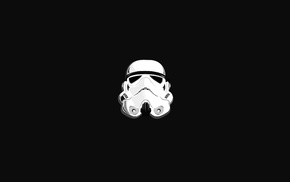 stormtrooper, minimalism, Star Wars, helmet