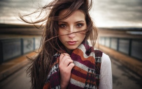 face, brown eyes, girl, long hair